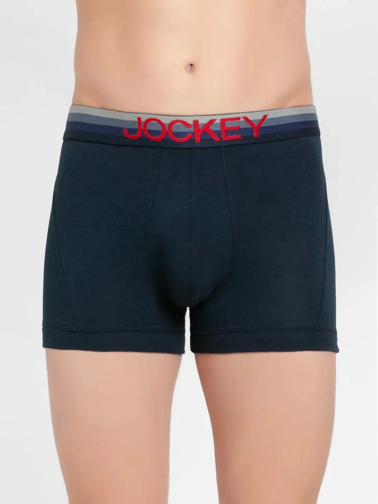 NavyJockey Elastane Stretch Solid Trunk Underwear For Men