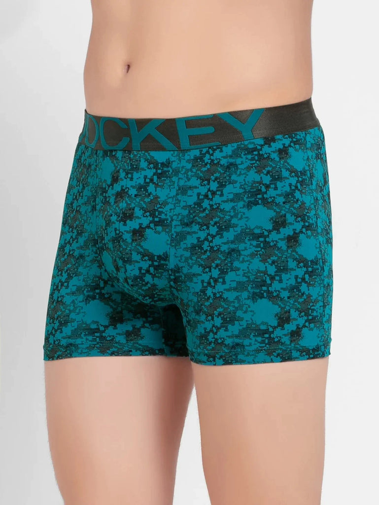 Ocean Depth Prints Jockey Elastane Stretch Printed Trunk Underwear For Men