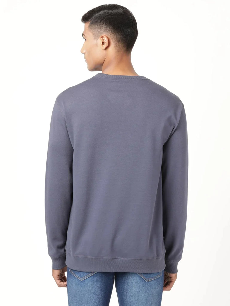 Odyssey grey JOCKEY Men's Super Combed Cotton Rich Pique Sweatshirt