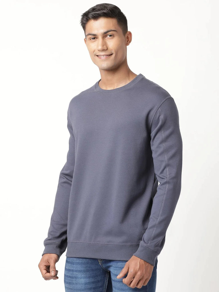 Odyssey grey JOCKEY Men's Super Combed Cotton Rich Pique Sweatshirt