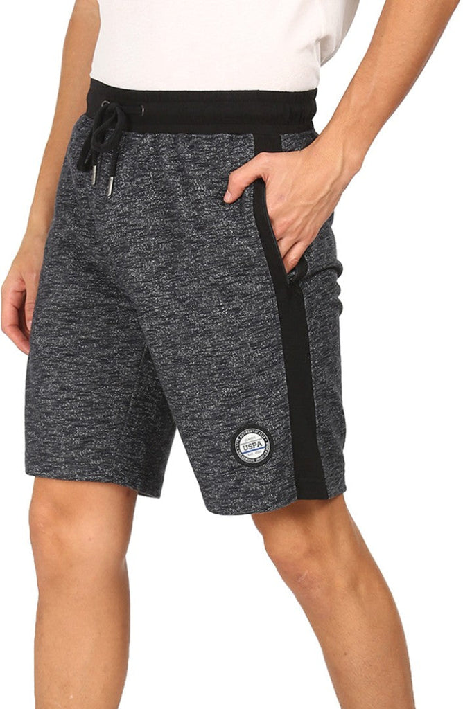 Dark Grey USPA INNERWEAR MEN SHORTS