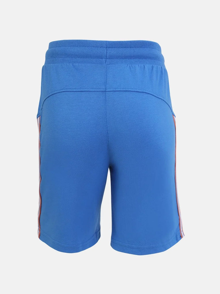 Palace Blue JOCKEY Boy's Super Combed Cotton Rich Solid Shorts