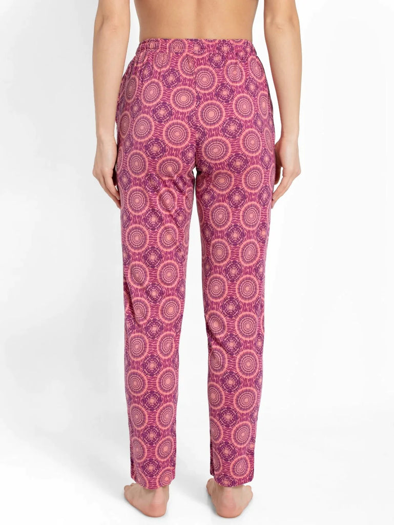 Peach Blossom Assorted Prints JOCKEY Women's Relaxed Fit Pyjama.