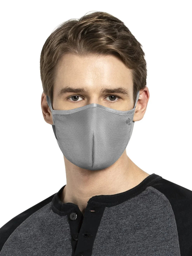 Performance Grey Jockey Face Mask For Adults