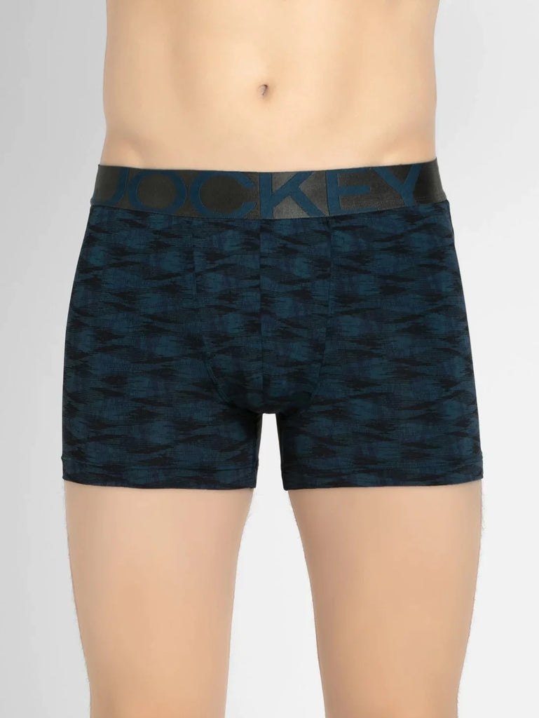 Petrol Base Printed Jockey Elastane Stretch Printed Trunk Underwear For Men