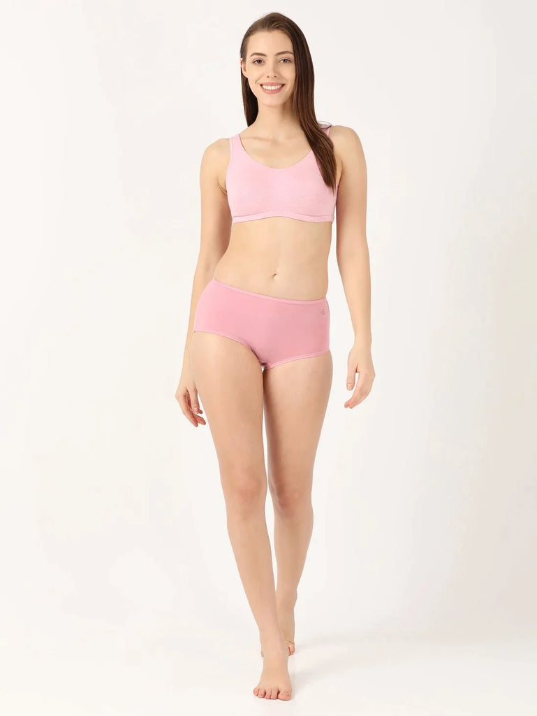 Pink Lady Melange Jockey Women's crop Top