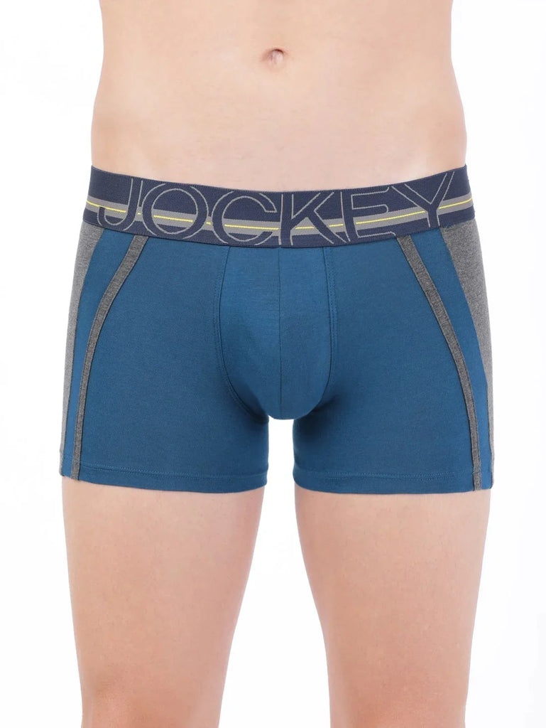 Poseidon Jockey Elastane Stretch Solid Trunk Underwear For Men