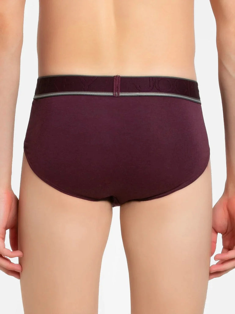 Potent Purple Jockey Solid Brief For Men