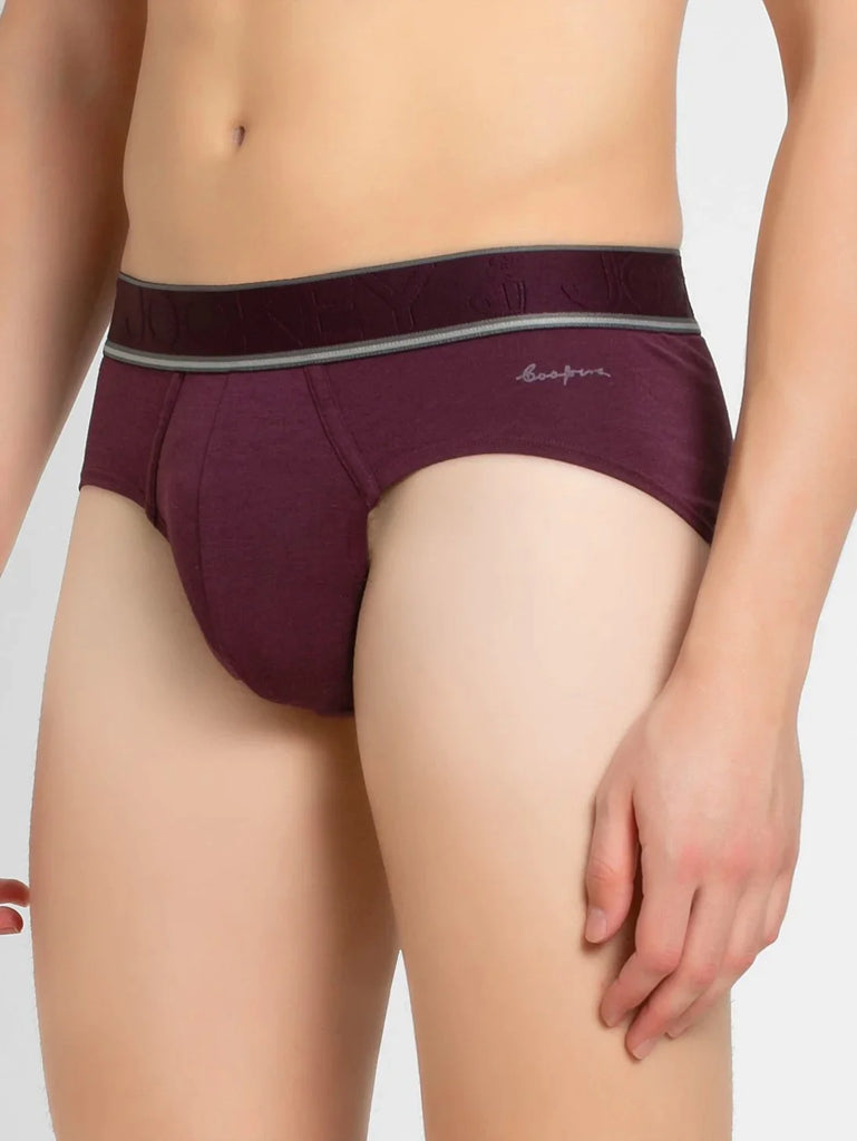 Potent Purple Jockey Solid Brief For Men