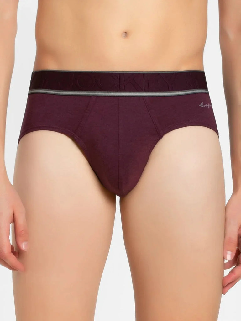 Potent Purple Jockey Solid Brief For Men