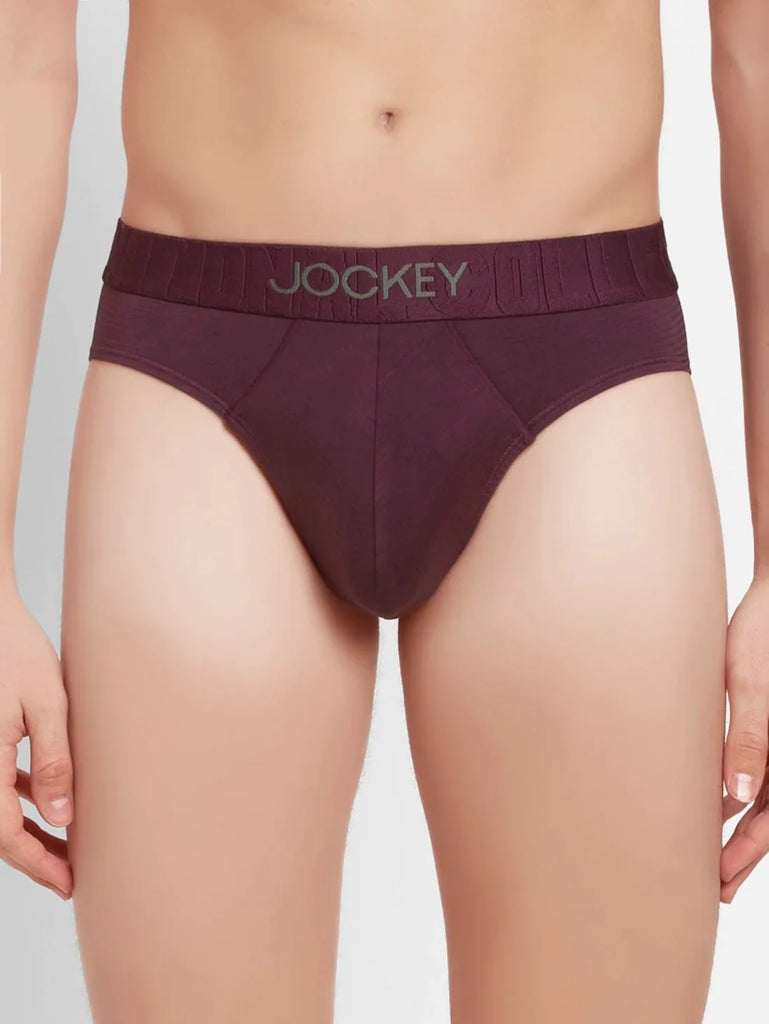 Potent Purple Jockey Solid Brief For Men 