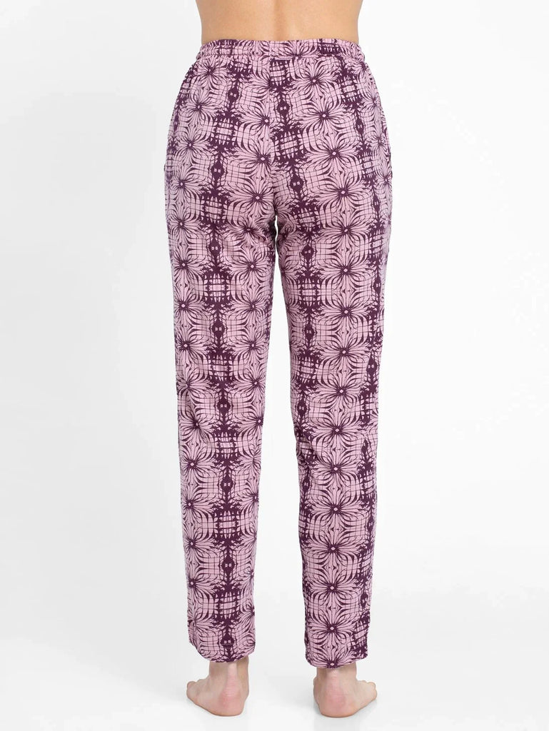 Purple Wine JOCKEY Women's Relaxed Fit Pyjama.