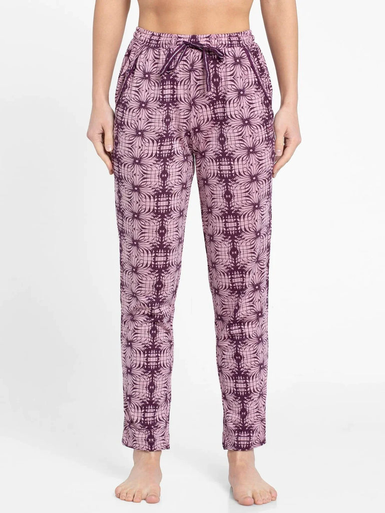 Purple Wine JOCKEY Women's Relaxed Fit Pyjama.