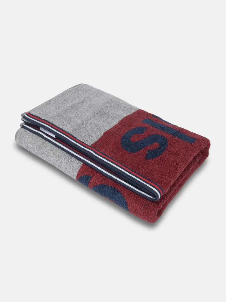 Red Grindle Jockey Cotton Rich Terry Ultrasoft and Durable Grindle Bath Towel