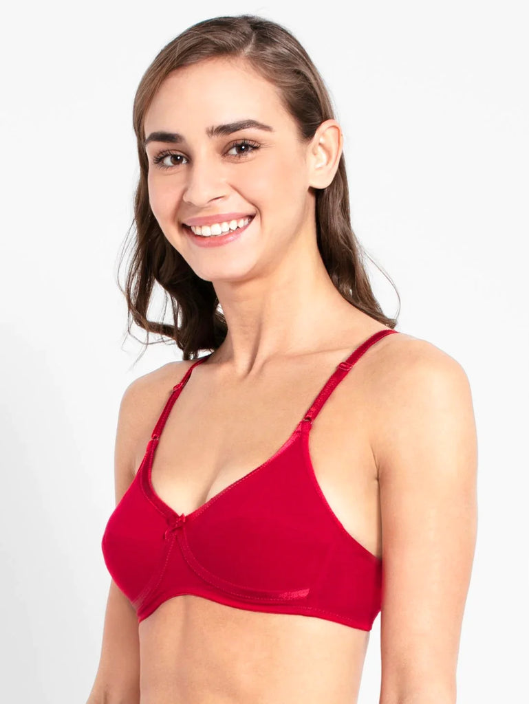 Red Love JOCKEY Women's Wirefree Everyday Bra.