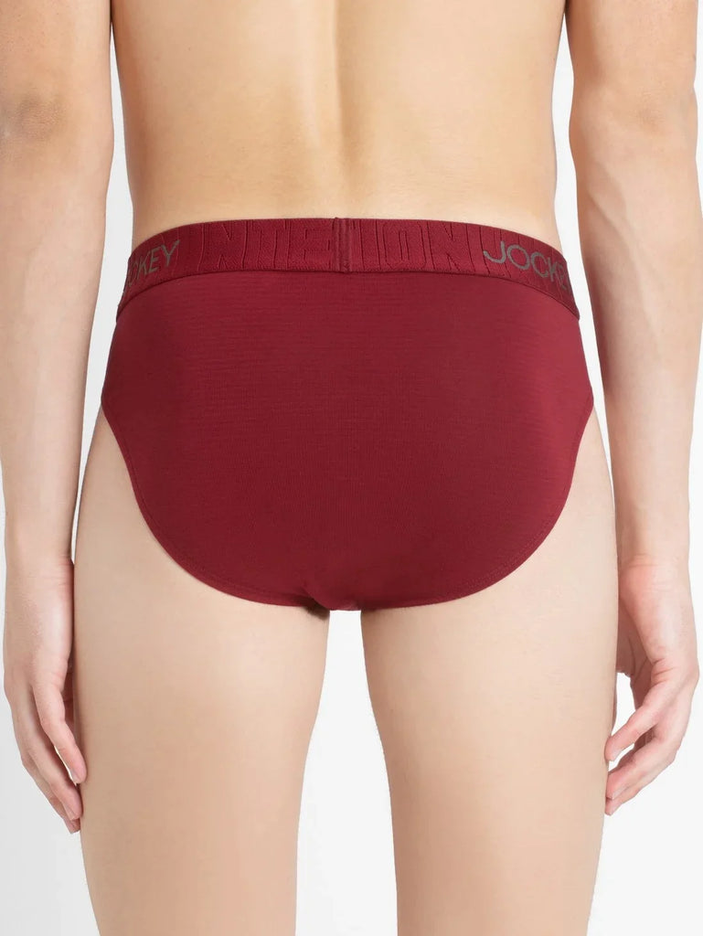 Red Pepper Jockey Solid Brief For Men 