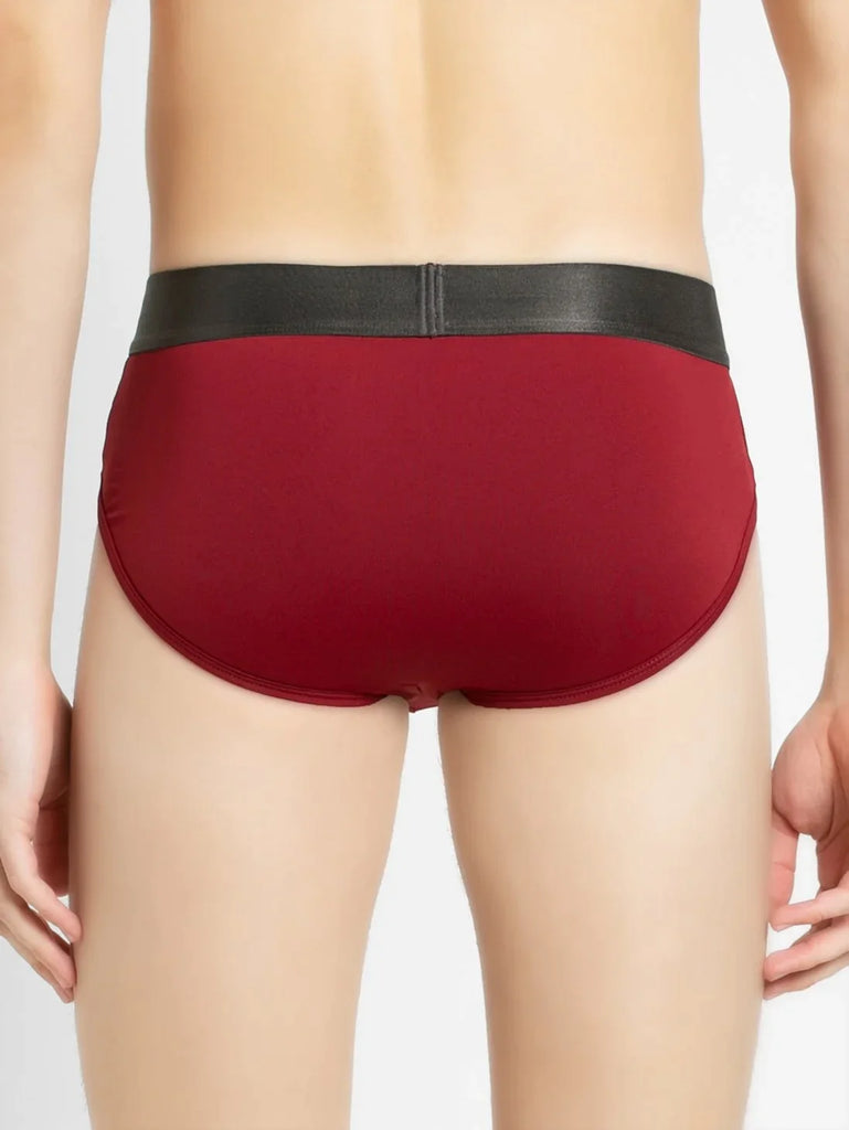 Red Pepper Jockey Solid Brief For Men