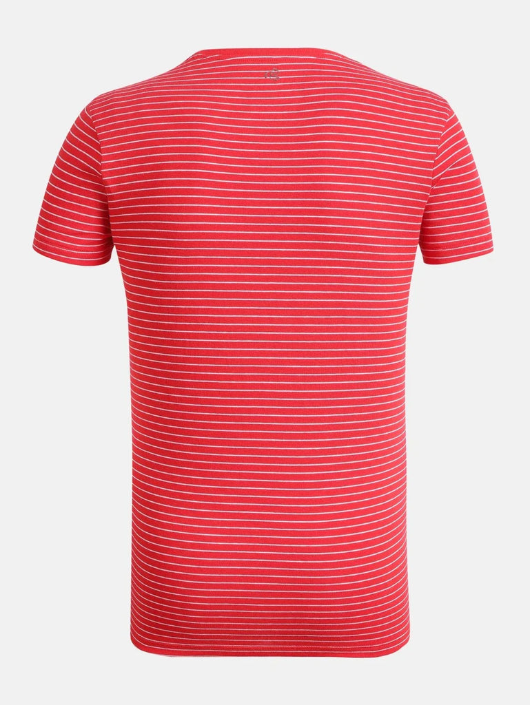 Rio Red JOCKEY Girl's Striped Short Sleeve T-Shirt