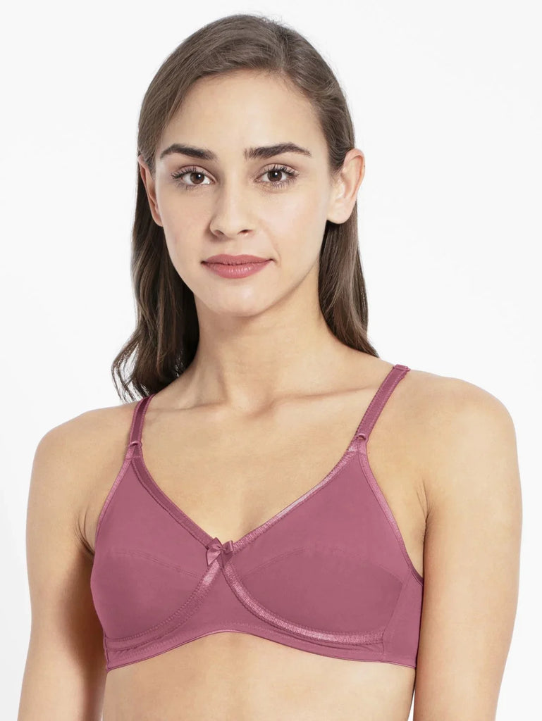 Rose Wine JOCKEY Women's Wirefree Everyday Bra.