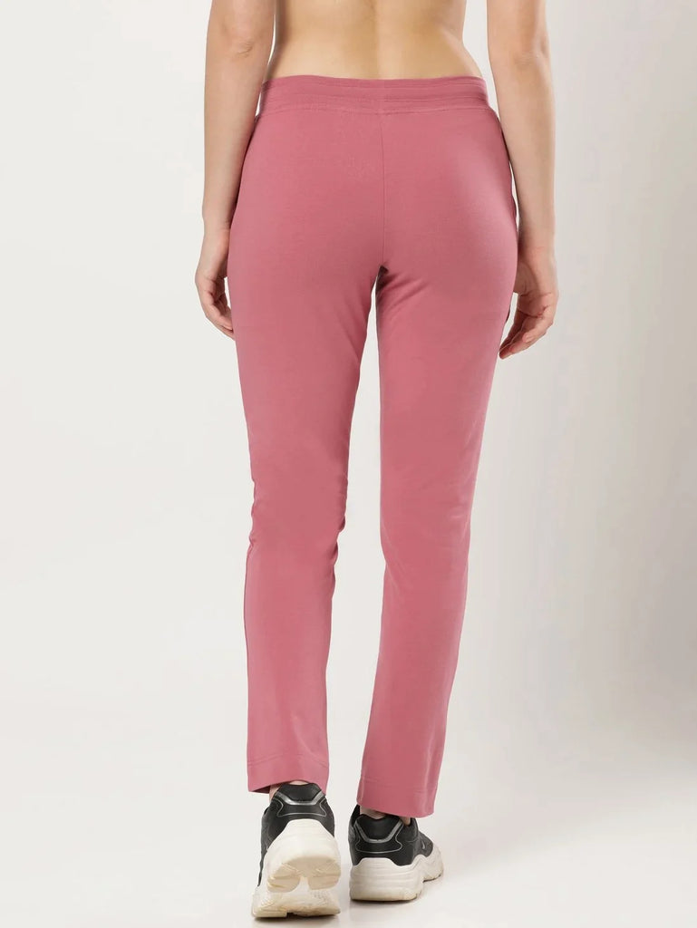 Rose Wine Slim Fit JOCKEY Women's Trackpants 