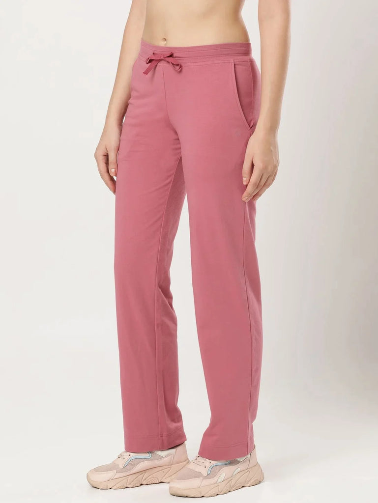 Rose Wine Relaxed Fit JOCKEY Women's Trackpants 