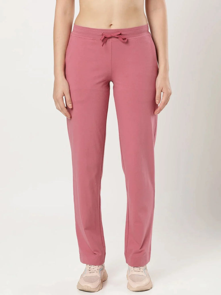 Rose Wine Relaxed Fit JOCKEY Women's Trackpants 