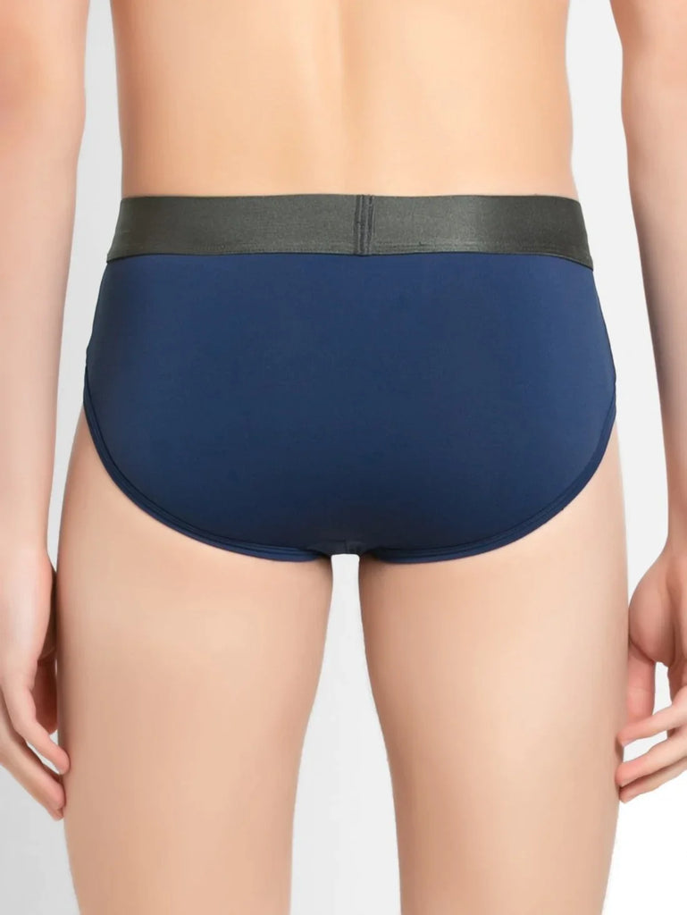 Royal Blue Jockey Solid Brief For Men