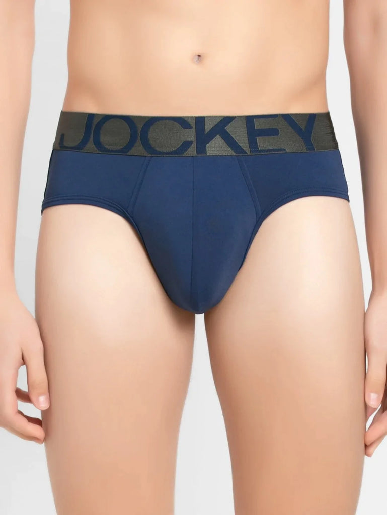 Royal Blue Jockey Solid Brief For Men