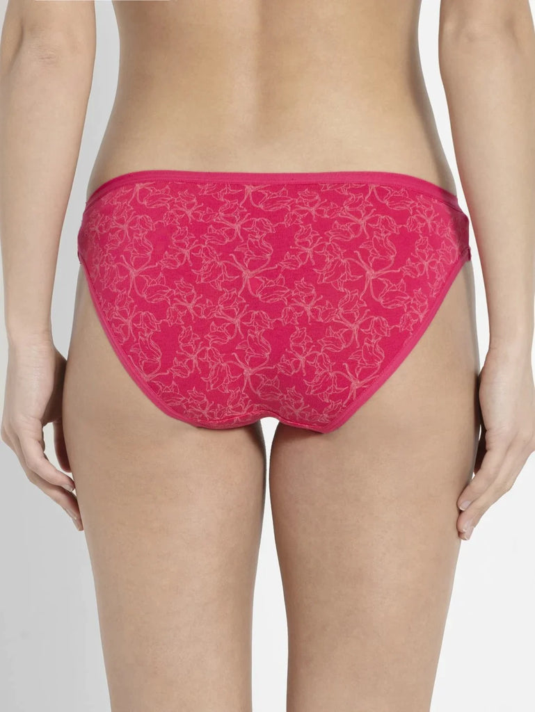 Ruby Printed JOCKEY Women's Mid Waist Bikini.