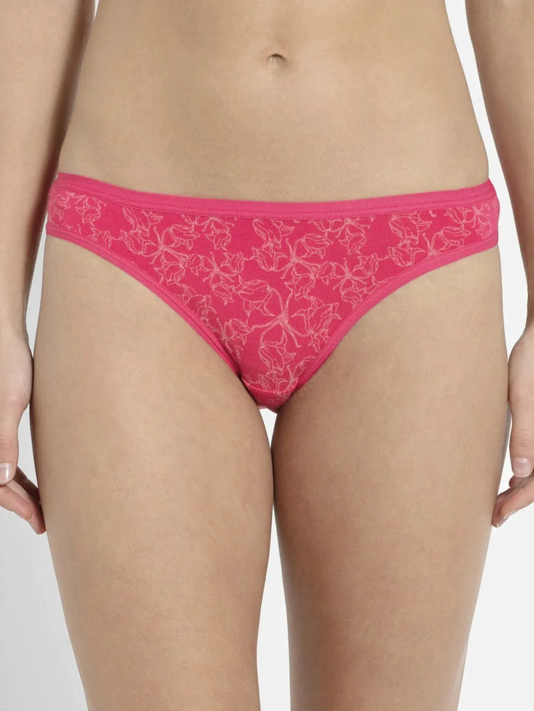 Ruby Printed JOCKEY Women's Mid Waist Bikini.