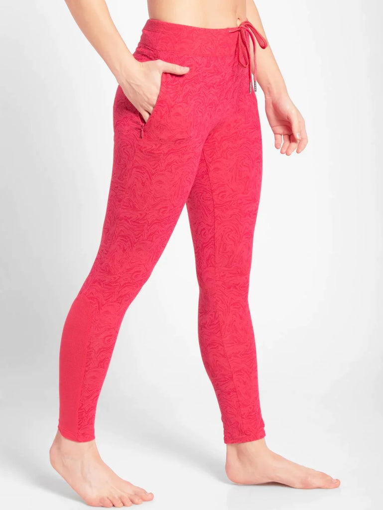 Ruby Printed JOCKEY Women's Yoga Pants.