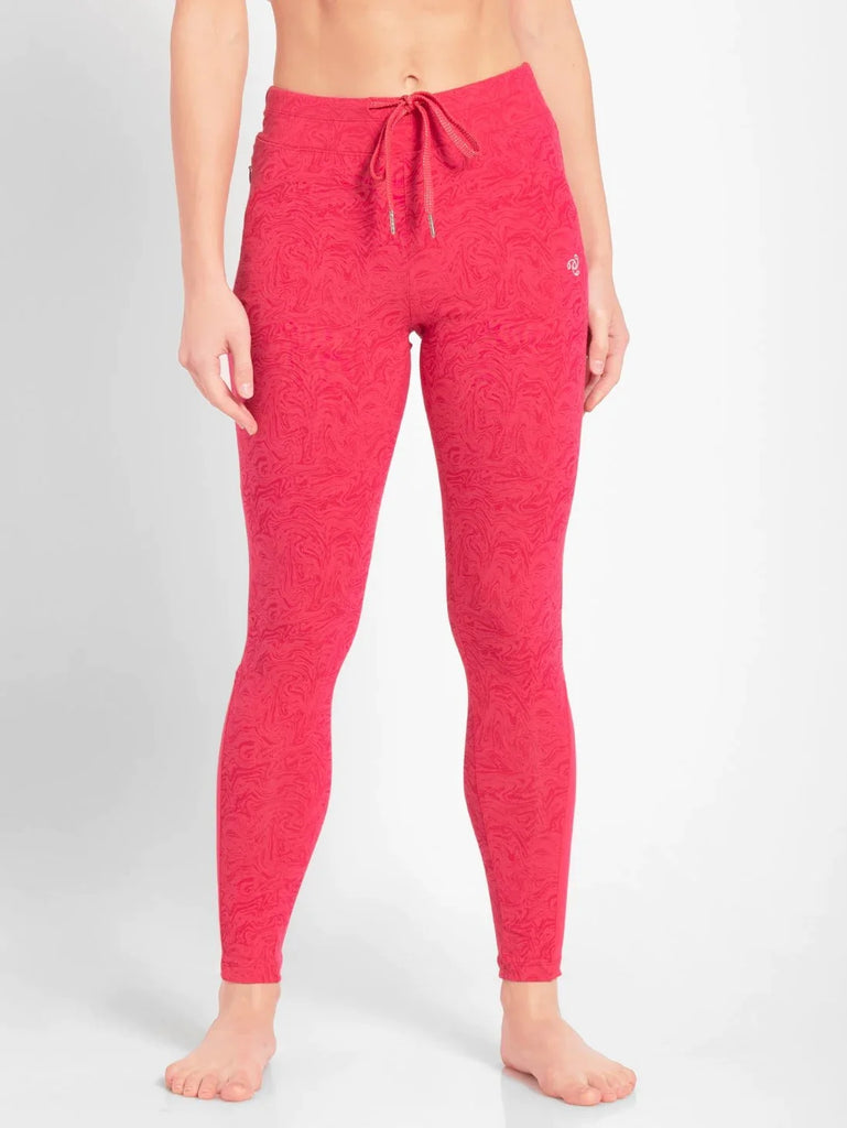 Ruby Printed JOCKEY Women's Yoga Pants.