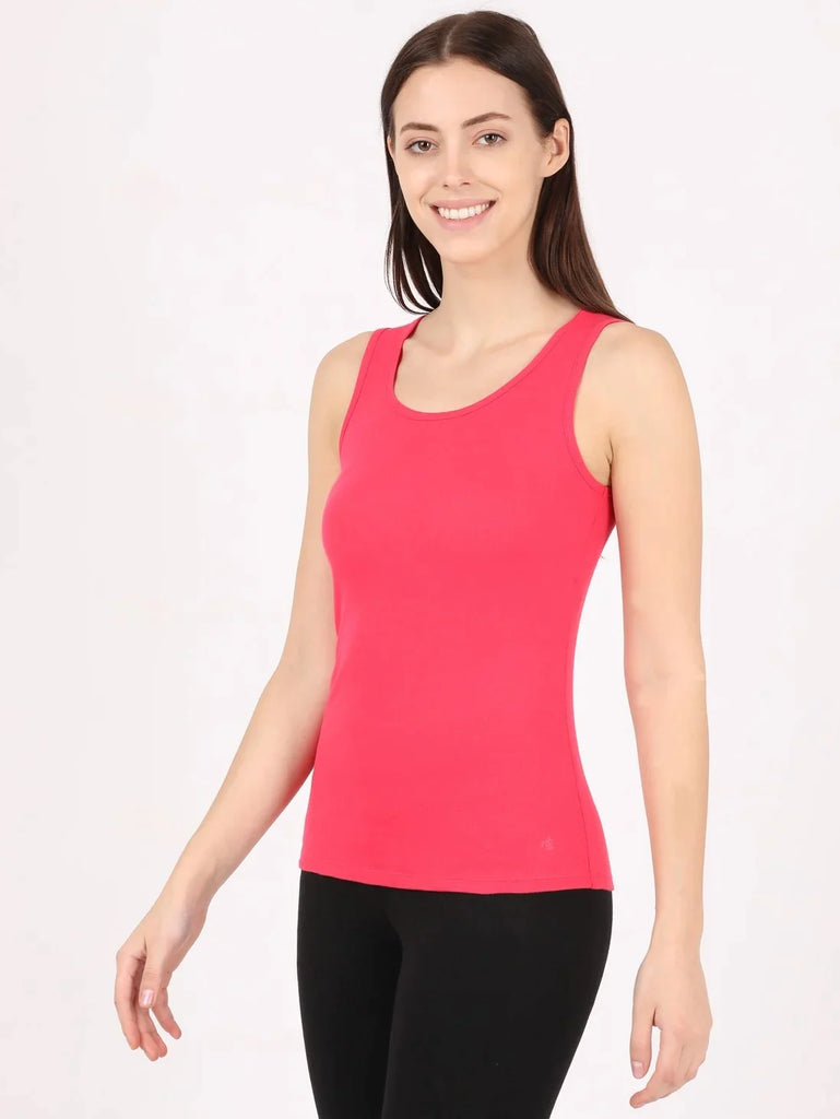 Ruby JOCKEY Women's Slim Fit Solid Tank Top