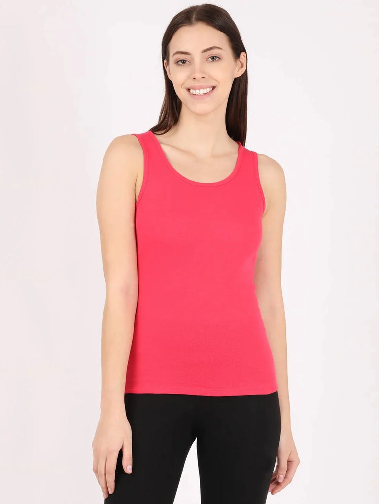 Ruby JOCKEY Women's Slim Fit Solid Tank Top