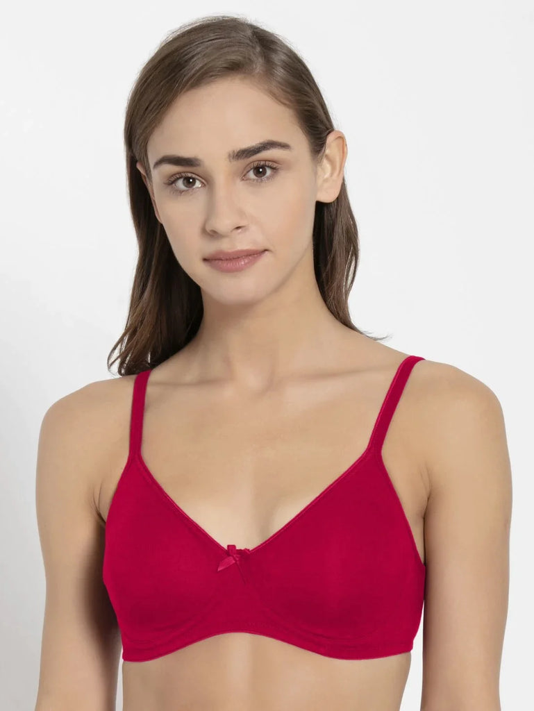 Sangria Red Jockey wirefree non padded Everyday bra for women