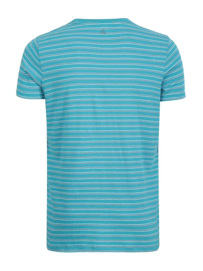 Sky Dive JOCKEY Girl's Striped Short Sleeve T-Shirt