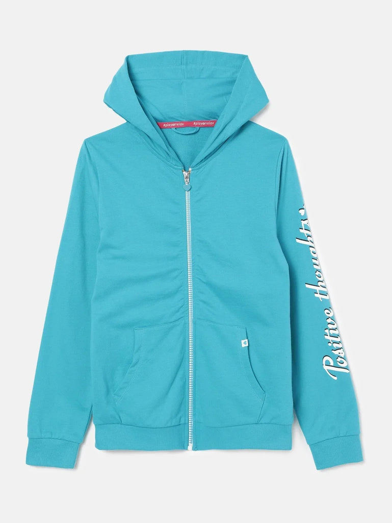 Sky Dive Jockey Full Sleeve Hoodie Jacket for Girls