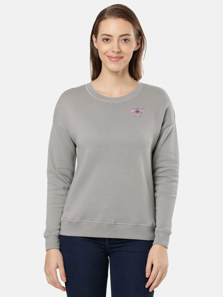 Sky Rocket JOCKEY Women's Cotton Printed Sweatshirt