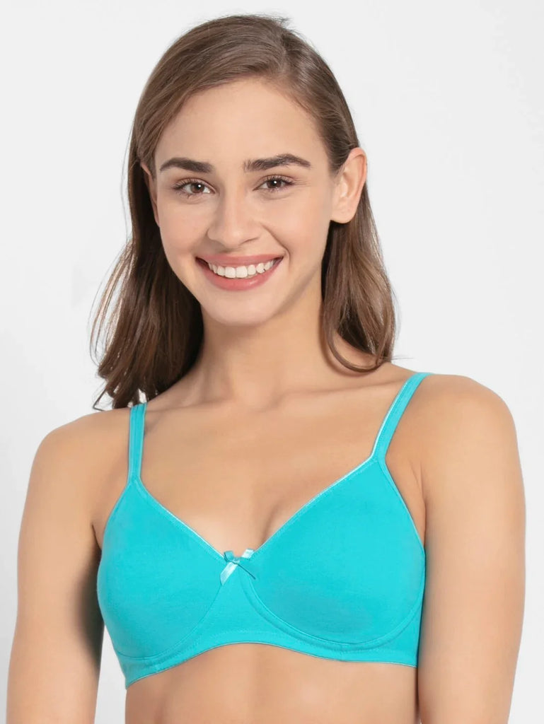 Teal Jockey wirefree non padded Everyday bra for women