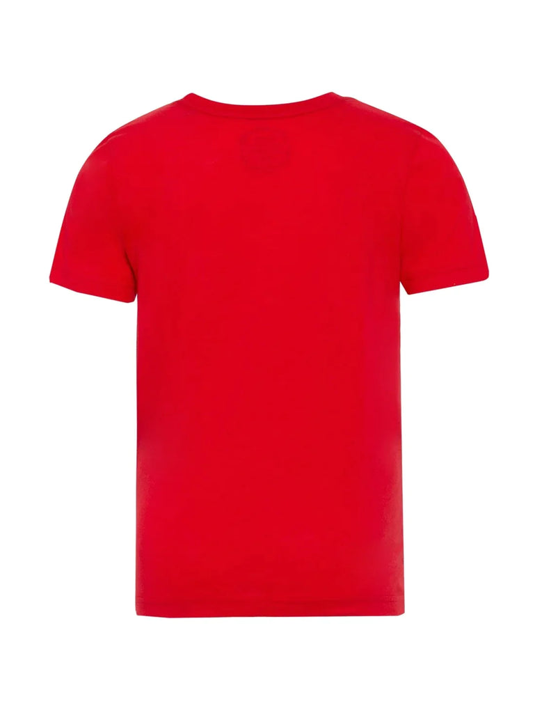 Team Red JOCKEY Boy's Graphic Printed Half Sleeve T-Shirt