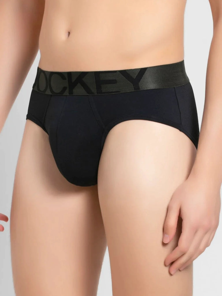 True Navy Jockey Solid Brief For Men