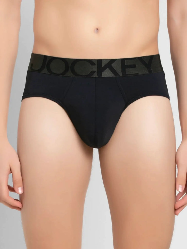 True Navy Jockey Solid Brief For Men