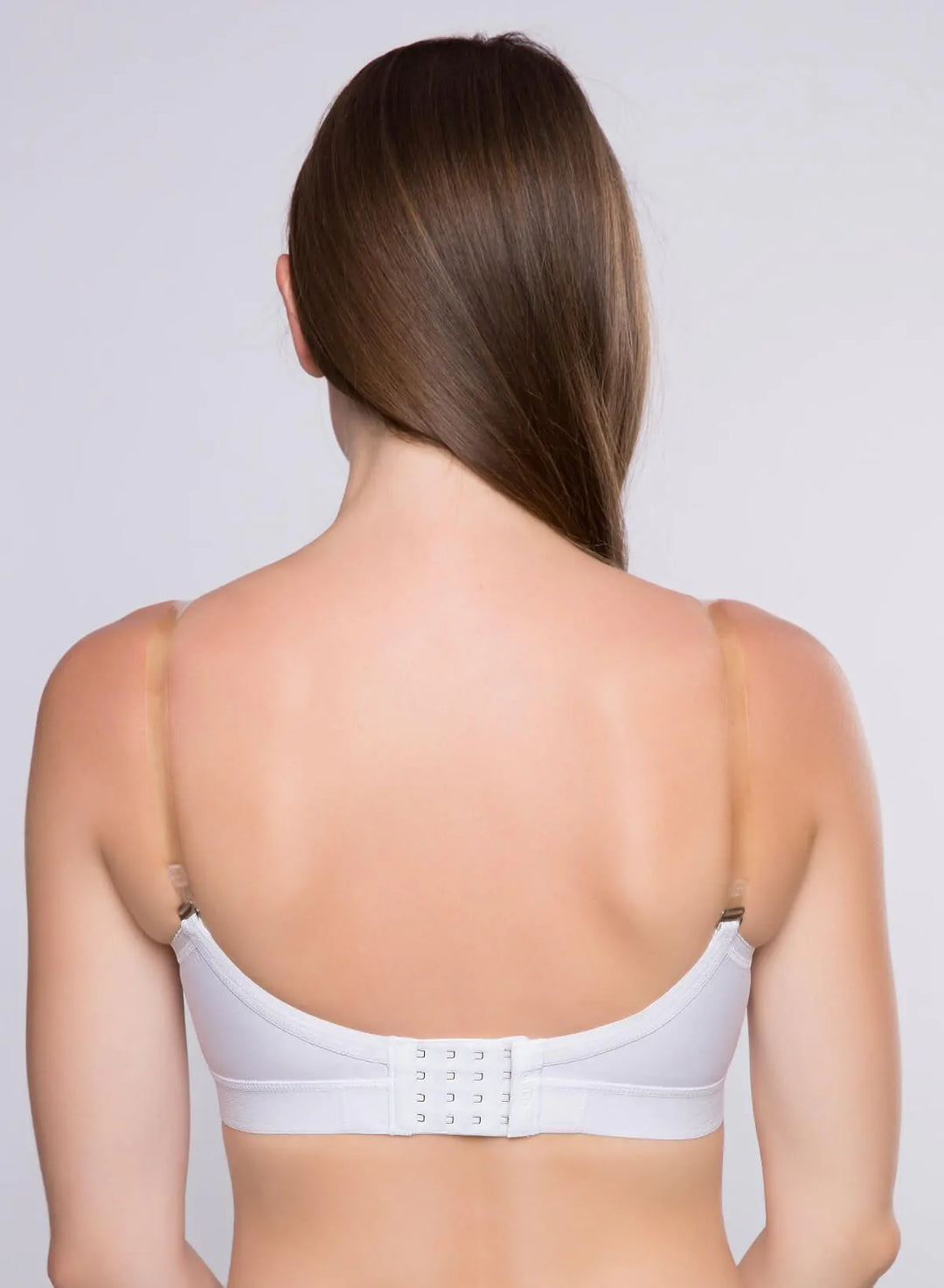 Trylo Krutika Plain Strapless is a cotton bra with transparent detachable  straps STYLE KRUTIKA PLAIN STRAPLESS