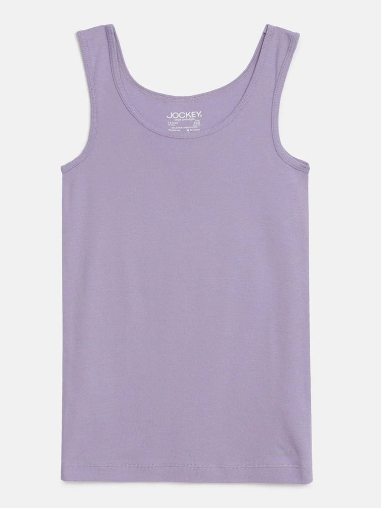 Violet Tulip JOCKEY Girl's Solid Tank Top