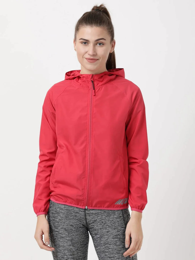 Virtual Pink JOCKEY Women's Water Resistant Hoodie Jacket