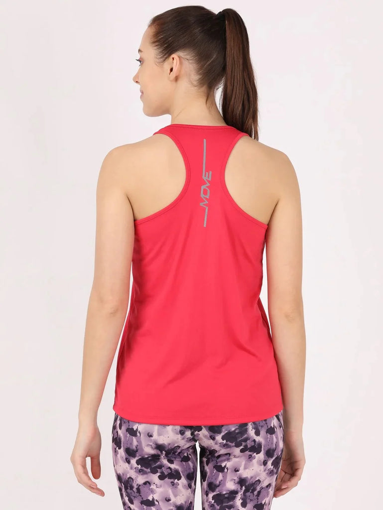 Virtual Pink JOCKEY Women's Graphic Printed Racerback Tank Top