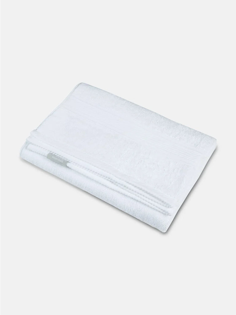 Cotton Terry Ultrasoft and Durable Solid Bath Towel White