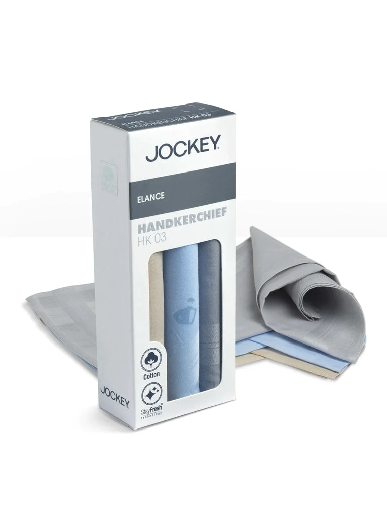 White Jockey Handkerchief pack of 3