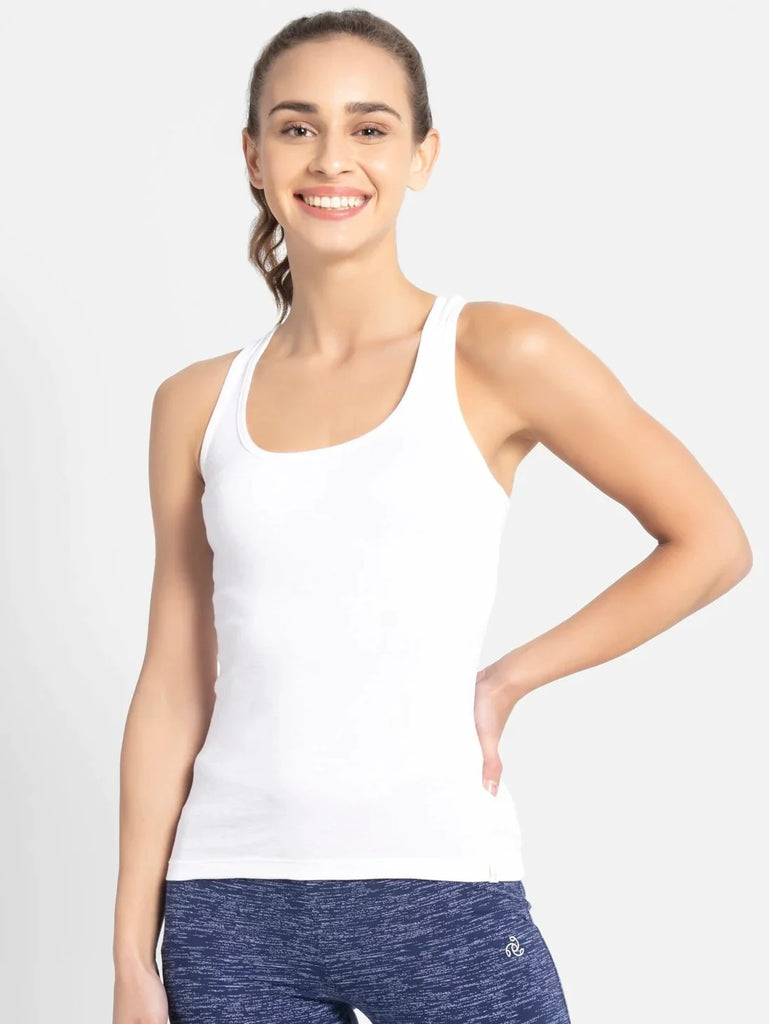 White JOCKEY Women's Tank Top