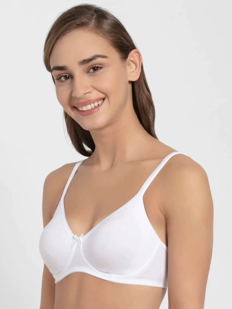 White Jockey wirefree non padded Everyday bra for women